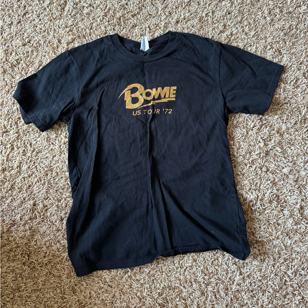 Black Bowie tee